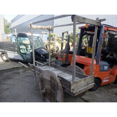 Narrow Cart with Roof Frame